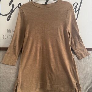 J. Jill Merino Wool Knit in Tan